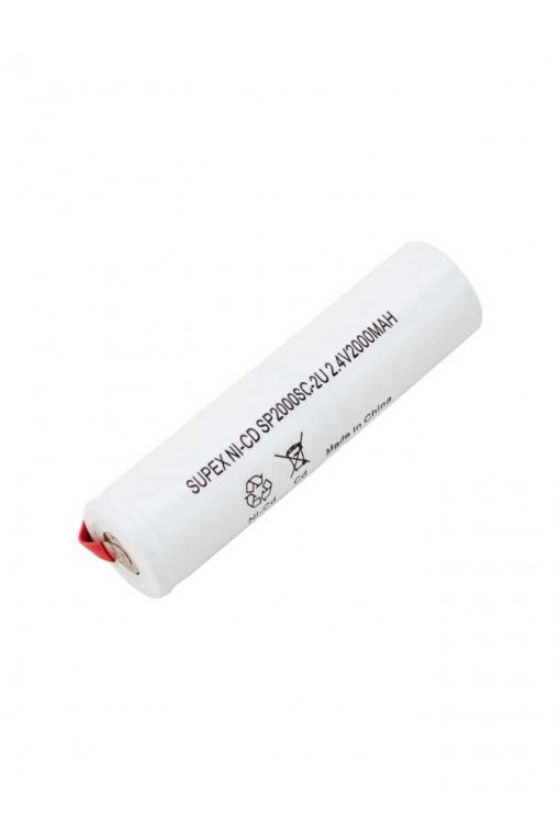 SUPEX Nİ-CD 2.4V SC 2000MAH 2Lİ 2U ÜSTÜSTE SÜPÜRGE