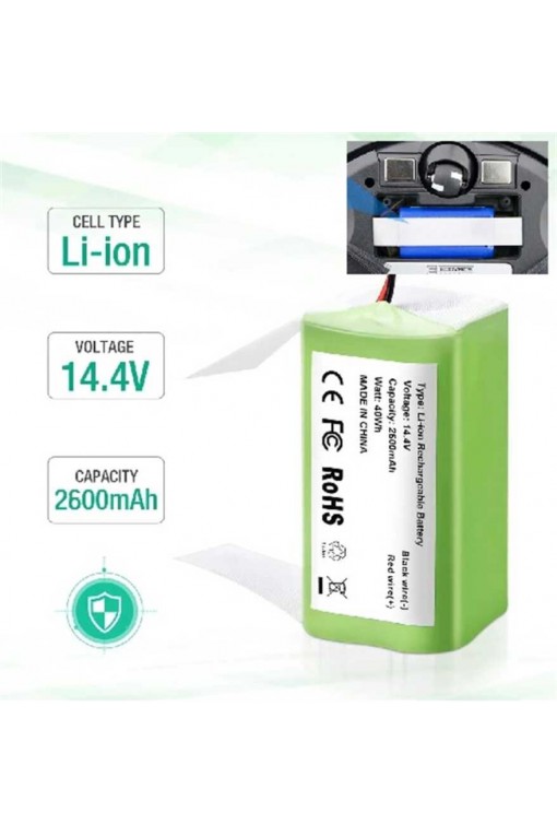 Tesvor T8 Robot Süpürge için 2600mAH Lion Akıllı Robot Pili Tesvor T8 Robot Süpürge için 2600mAH Lion Akıllı Robot Pili