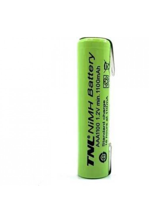 TNL 1100mAH 1.2v AAA Puntalı NiMH Traş Makinesi Pili