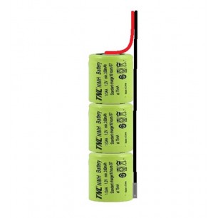 TNL 1/3AA 25AAH 3lü 3.6V 300mAh Kablo Çıkışlı Ni-MH Şarjlı Pil