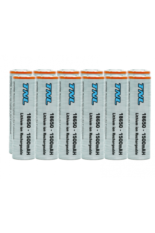 TNL 18650 12'li 1500mah 3.7v Li-ion Başlıksız Pil Batarya TNL 18650 12'li 1500mah 3.7v Li-ion Başlıksız Pil Batarya