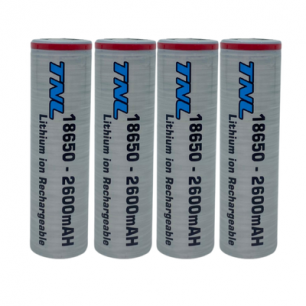 4 Adet TNL 18650 2600mAH 3C 3.7V Li-ion Başlıksız Şarj Edilebilir Pil