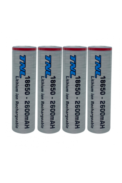 4 Adet TNL 18650 2600mAH 3C 3.7V Li-ion Başlıksız Şarj Edilebilir Pil 4 Adet TNL 18650 2600mAH 3C 3.7V Li-ion Başlıksız Şarj Edilebilir Pil