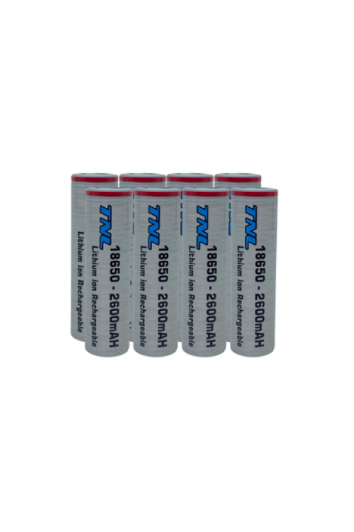 8 Adet TNL 18650 2600mAH 3C 3.7V Li-ion Başlıksız Şarj Edilebilir Pil 8 Adet TNL 18650 2600mAH 3C 3.7V Li-ion Başlıksız Şarj Edilebilir Pil