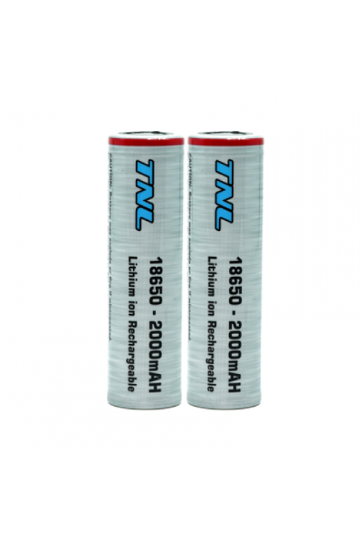 2 Adet TNL 18650 2000mAH 3.7V 30A Discharge Li-ion Başlıksız Şarjlı Pil 2 Adet TNL 18650 2000mAH 3.7V 30A Discharge Li-ion Başlıksız Şarjlı Pil