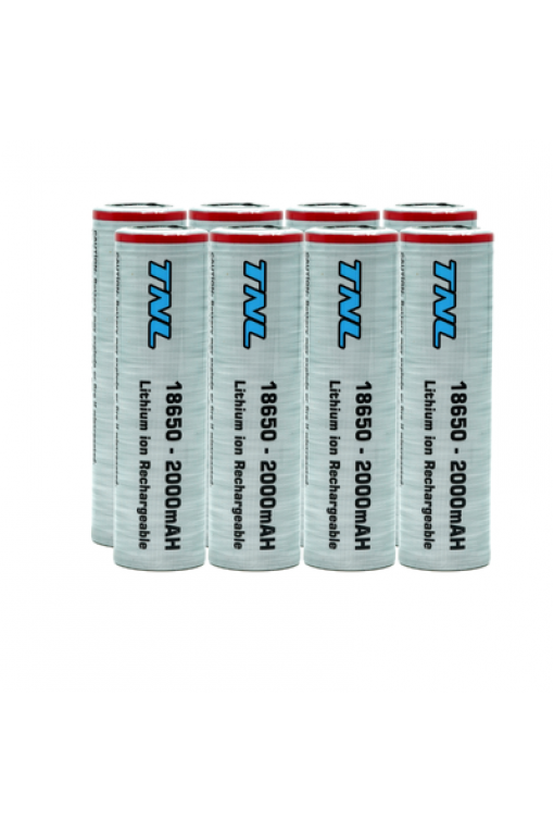 8 Adet TNL 18650 2000mAH 3.7V 30A Discharge Li-ion Başlıksız Şarjlı Pil 8 Adet TNL 18650 2000mAH 3.7V 30A Discharge Li-ion Başlıksız Şarjlı Pil