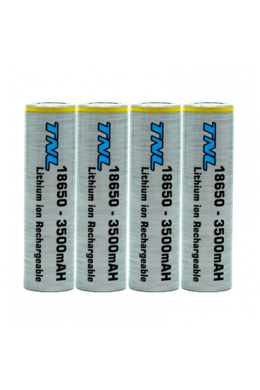TNL 18650 3.7V 4'lü 3500mah Lityum Li-on Başlıksız Pil TNL 18650 3.7V 4'lü 3500mah Lityum Li-on Başlıksız Pil