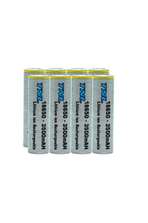 TNL 18650 3.7V 8'li 3500mah Lityum Li-on Başlıksız Pil TNL 18650 3.7V 8'li 3500mah Lityum Li-on Başlıksız Pil