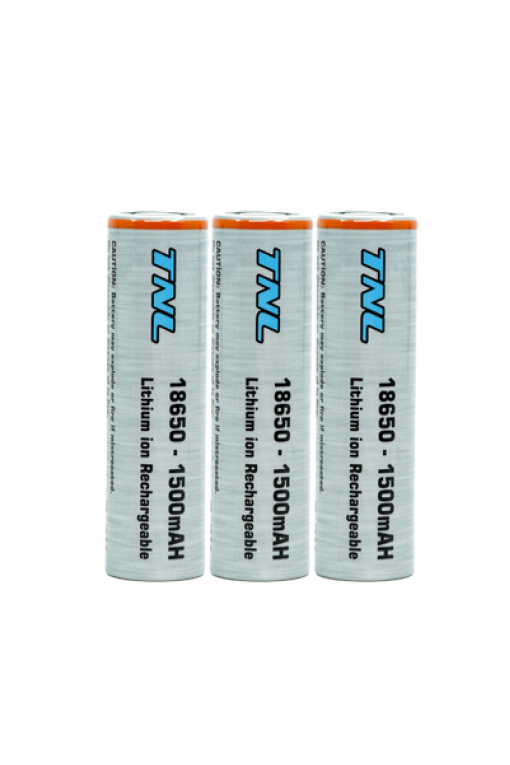 TNL 18650 3'lü 1500mah 3.7v Li-ion Başlıksız Pil Batarya
