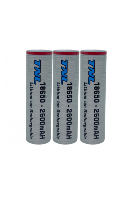 3 Adet TNL 18650 2600mAH 3C 3.7V Li-ion Başlıksız Şarj Edilebilir Pil 3 Adet TNL 18650 2600mAH 3C 3.7V Li-ion Başlıksız Şarj Edilebilir Pil