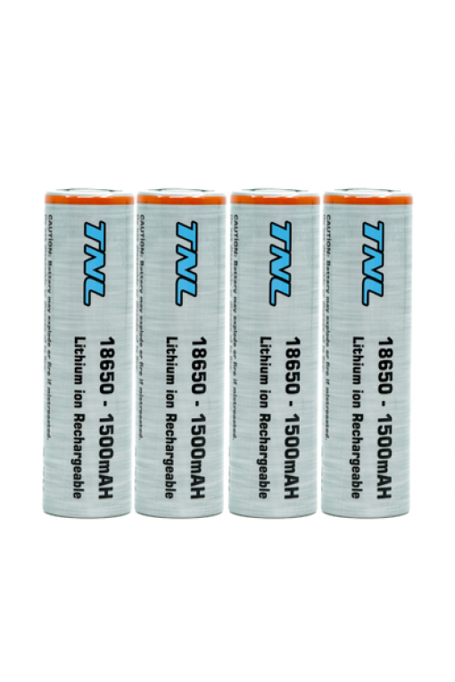 TNL 18650 4'lü 1500mah 3.7v Li-ion Başlıksız Pil Batarya TNL 18650 4'lü 1500mah 3.7v Li-ion Başlıksız Pil Batarya