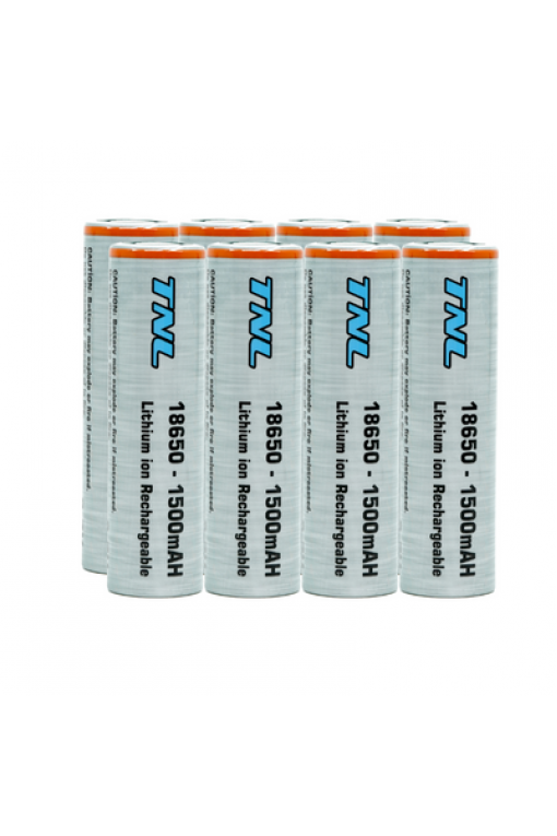 TNL 18650 8'li 1500mah 3.7v Li-ion Başlıksız Pil Batarya TNL 18650 8'li 1500mah 3.7v Li-ion Başlıksız Pil Batarya