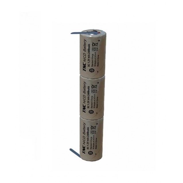 TNL 3.6v 2400mAh Uç uca Ni-MH Şarjlı Süpürge Pili