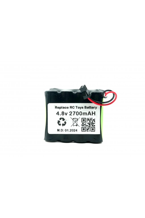 Tnl 4.8v 2700mAH Oyuncak Araba Bataryası Siyah Soket Tnl 4.8v 2700mAH Oyuncak Araba Bataryası Siyah Soket