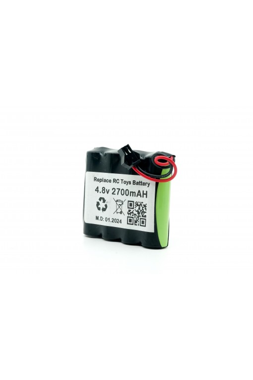 Tnl 4.8v 2700mAH Oyuncak Araba Bataryası Siyah Soket Tnl 4.8v 2700mAH Oyuncak Araba Bataryası Siyah Soket