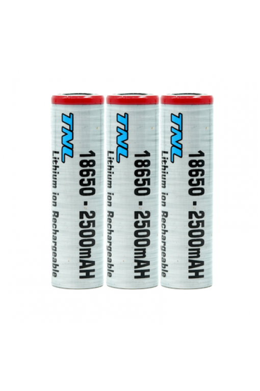3 Adet TNL ICR18650 3.7V 2500mAh 30A Şarj Edilebilir Li-ion Pil 3 Adet TNL ICR18650 3.7V 2500mAh 30A Şarj Edilebilir Li-ion Pil