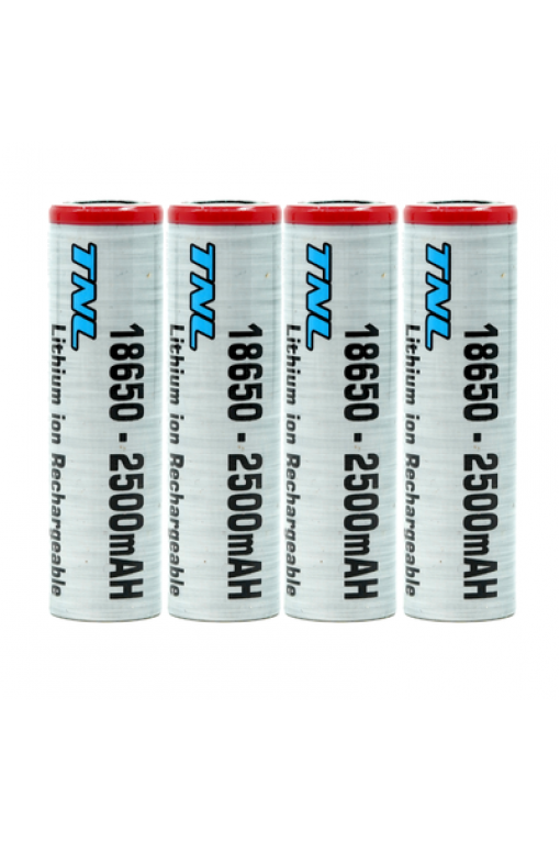 4 Adet TNL ICR18650 3.7V 2500mAh 30A Discharge Şarj Edilebilir Li-ion Pil 4 Adet TNL ICR18650 3.7V 2500mAh 30A Discharge Şarj Edilebilir Li-ion Pil