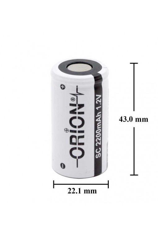 SC 2200mAH 10C Ni-MH Şarjlı Matkap-Süpürge Pili