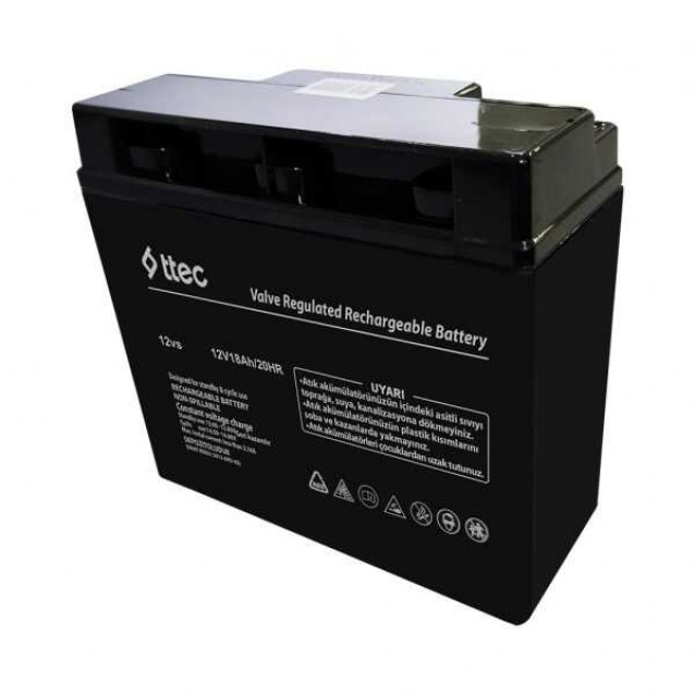 Ttec 12v 18Ah Bakımsız Kuru Akü Ttec 12v 18Ah Bakımsız Kuru Akü