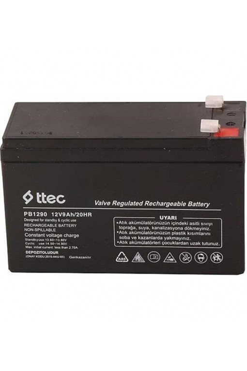 Ttec 12V 9Ah UPS Uyumlu Akü 2025 Üretim Ttec 12V 9Ah UPS Uyumlu Akü 2025 Üretim