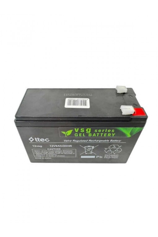 Ttec 12V 9Ah Jel Akü UPS Yedek Güç Aküsü