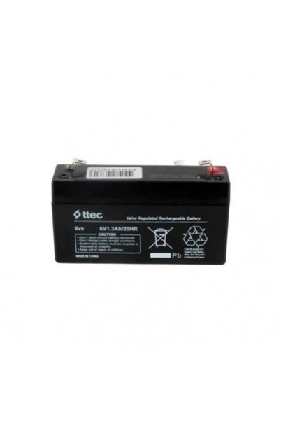 Ttec 6V 1.3Ah Bakımsız Kuru Akü