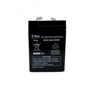 Ttec 6V 4.5Ah Işıldak Yedek Aküsü Kuru Tip