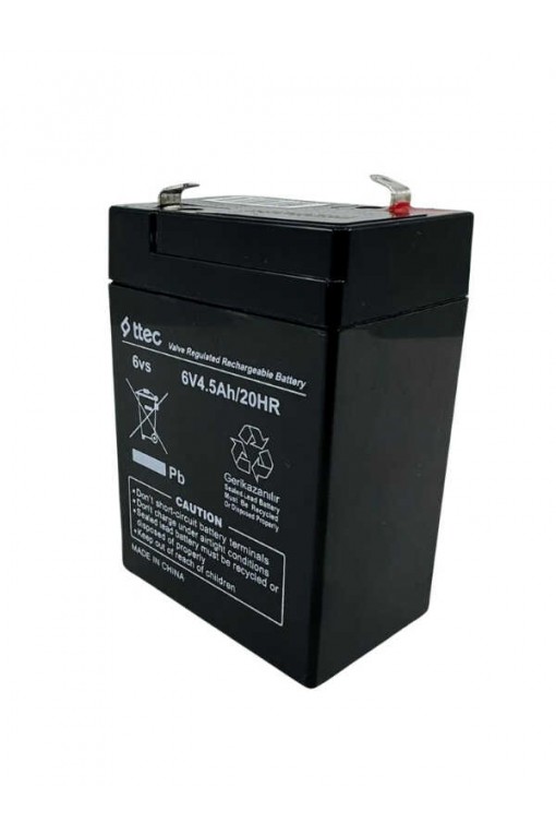 Ttec 6V 4.5Ah Terazi ve Tartı Aküsü Kuru Tip Ttec 6V 4.5Ah Terazi ve Tartı Aküsü Kuru Tip