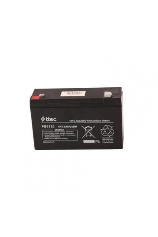 Ttec Oyuncak Araba Için 6 Volt 12 Amper 6V 12AH Akü ve 6 Volt Akü