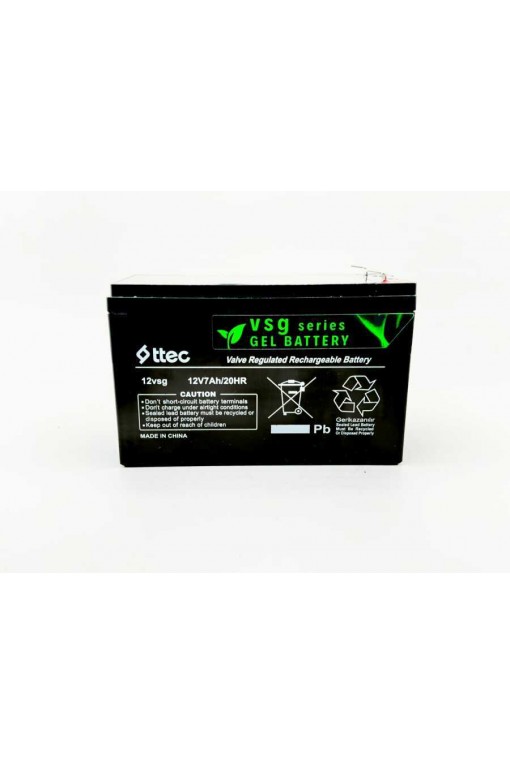 Ttec VSG Serisi 12V 7Ah Jel Akü Yeni Seri Üretim