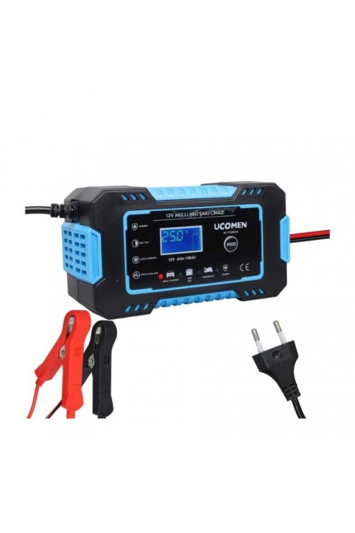UCOMEN 12V 6A Akıllı Akü Şarj Cihazı Otomatik LCD Ekran (UC-C120501A) UCOMEN 12V 6A Akıllı Akü Şarj Cihazı Otomatik LCD Ekran (UC-C120501A)