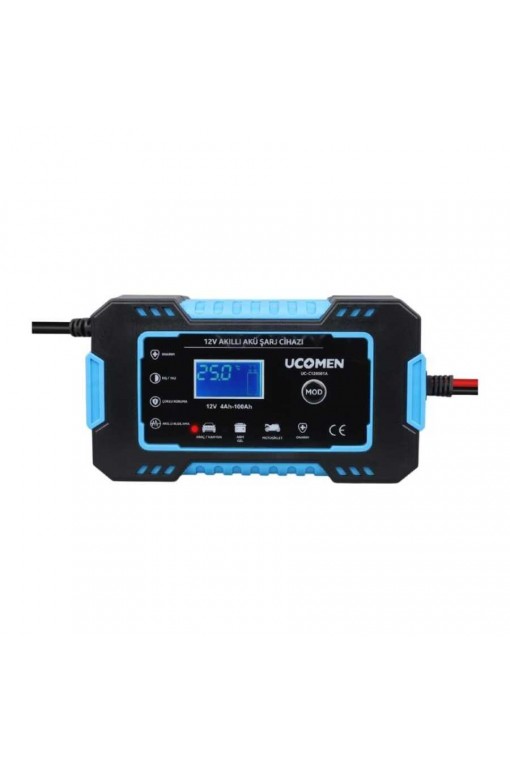 UCOMEN 12V 6A Akıllı Akü Şarj Cihazı Otomatik LCD Ekran (UC-C120501A) UCOMEN 12V 6A Akıllı Akü Şarj Cihazı Otomatik LCD Ekran (UC-C120501A)