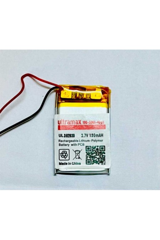 Ultramax 3.7v 120mah 302030 Li-po Lithium Polymer Batarya Pil Ultramax 3.7v 120mah 302030 Li-po Lithium Polymer Batarya Pil