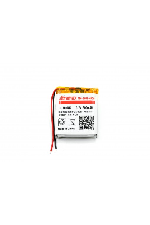 Ultramax 3.7v 800mah 803035 Li-po Lithium Polymer Pil Batarya Ultramax 3.7v 800mah 803035 Li-po Lithium Polymer Pil Batarya