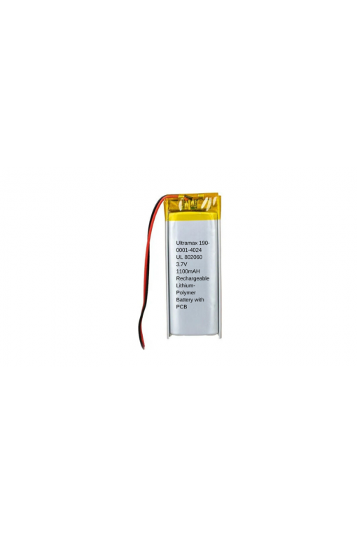 Ultramax 802060 3.7 VOLT 1100 MAH LİTYUM POLİMER PİL Ultramax 802060 3.7 VOLT 1100 MAH LİTYUM POLİMER PİL