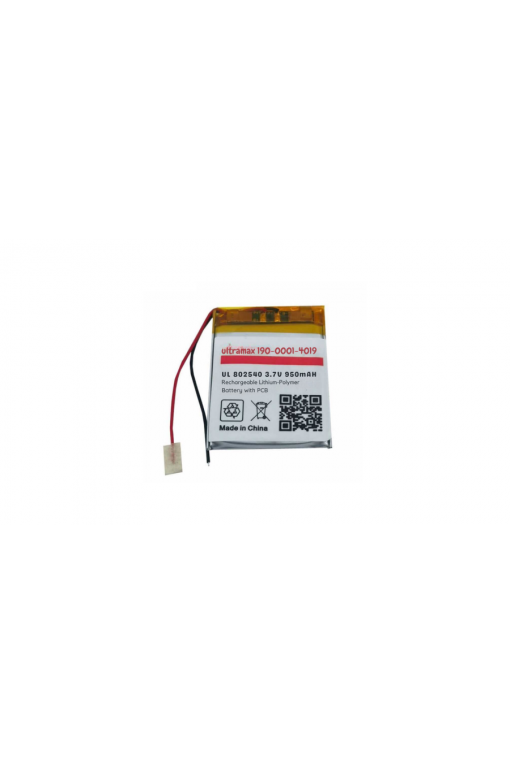 Ultramax 802540 3.7 VOLT 950 MAH LİTYUM POLİMER PİL Ultramax 802540 3.7 VOLT 950 MAH LİTYUM POLİMER PİL