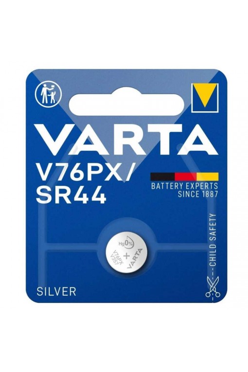 Varta SR44 V76PX 1.55 V Alkalin Düğme Pil Varta SR44 V76PX 1.55 V Alkalin Düğme Pil