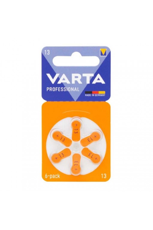 Varta 13 Numara Kulaklık İşitme Cihazı Pili (6'lı Paket)