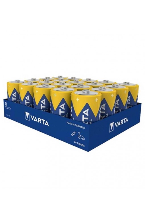 Varta 4020 Endüstriyel Alkalin D Size Büyük Boy Pil 20Li Varta 4020 Endüstriyel Alkalin D Size Büyük Boy Pil 20Li