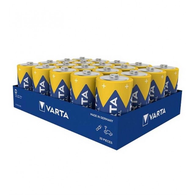 Varta 4020 Endüstriyel Alkalin D Size Büyük Boy Pil 20Li