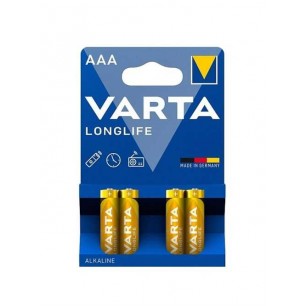 Varta 4103 Longlife Alkalin AAA İnce Kalem Pil 4'lü Paket (Blister)