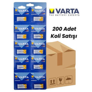 Varta 4103229482 Energy AAA Alkalin İnce Pil 200'lü Koli Satış Varta 4103229482 Energy AAA Alkalin İnce Pil 200'lü Koli Satış