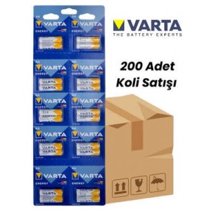 Varta 4106229482 Energy AA Alkalin Kalem Pil 200'lü Koli Satış Varta 4106229482 Energy AA Alkalin Kalem Pil 200'lü Koli Satış