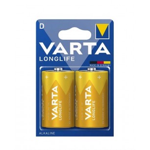 Varta 4120 Longlife Alkalin D Büyük Boy Pil 2li Blister