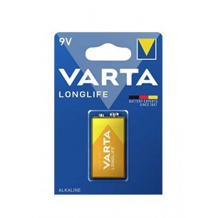 Varta 4122 Longlife Alkalin 9V Alkalin Pil Tekli Paket (Blister)