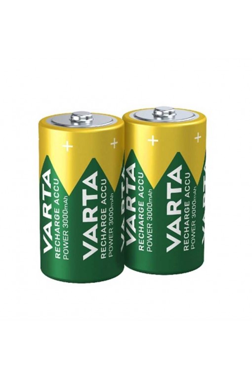 Varta 56720 Power 3000mAh D Şarj Edilebilir Büyük Pil 2li Blister