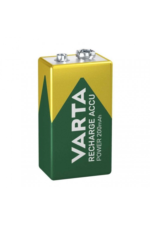 Varta Accu Power 9V 200mAh Şarjlı Pil Tekli Paket Varta Accu Power 9V 200mAh Şarjlı Pil Tekli Paket