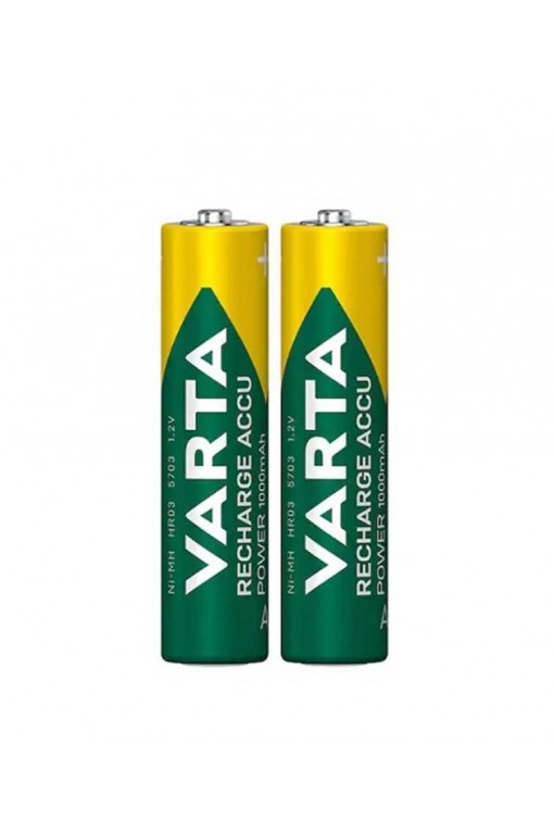 Varta 5703 AAA 1000mah Şarjlı İnce Pil 2li Blister Ambalaj