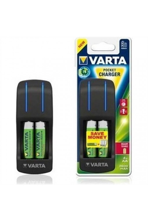 Varta 57642 4x2600mAh Pilli Şarj Edilebilir Pocket Şarj Cihazı Varta 57642 4x2600mAh Pilli Şarj Edilebilir Pocket Şarj Cihazı