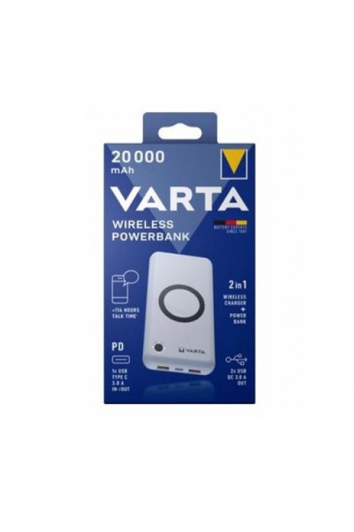 Varta 57909 Wireless Powerbank 20000 mAh Varta 57909 Wireless Powerbank 20000 mAh